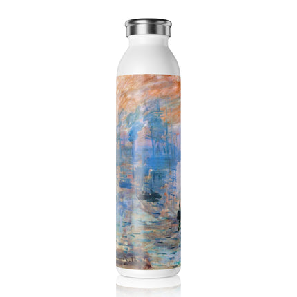 Sunrise by Claude Monet Slim Water Bottle