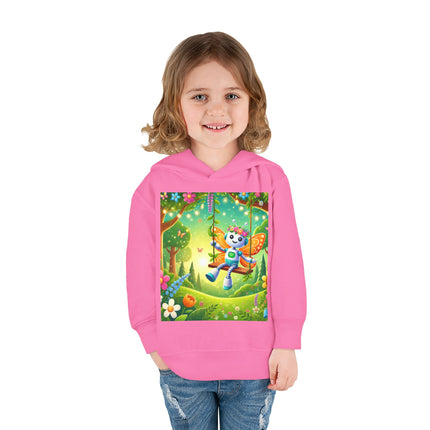 Robot Fairy Toddler Pullover Fleece Hoodie