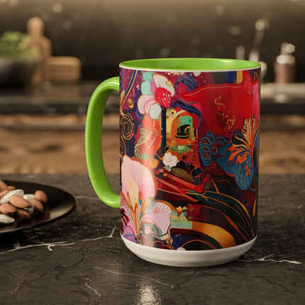 Ethereal Irises Colorful Mugs (11oz, 15oz)