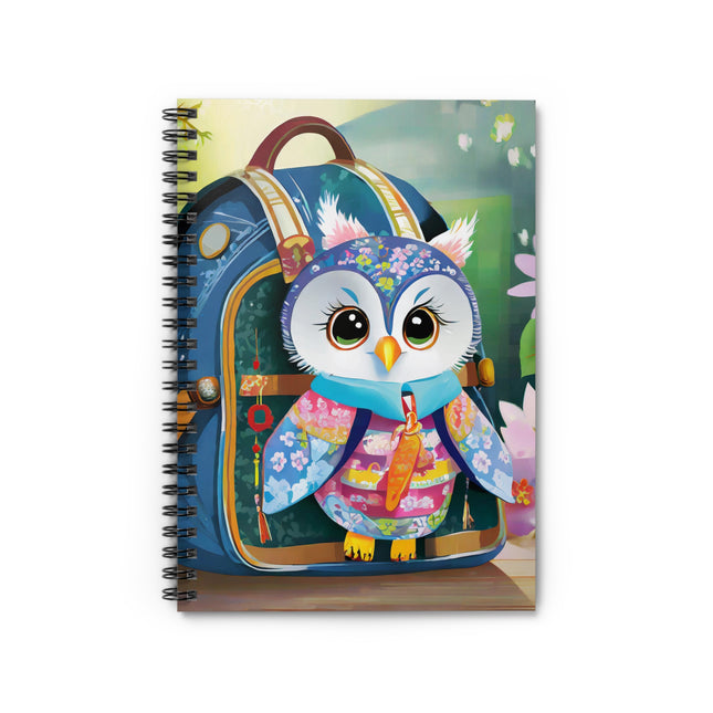 Baby Owl Spiral Notebook - Ruled Line