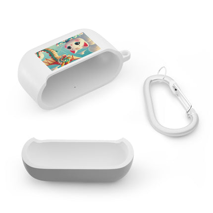 Geisha Kitten and the Dragon Kite AirPods and AirPods Pro Case