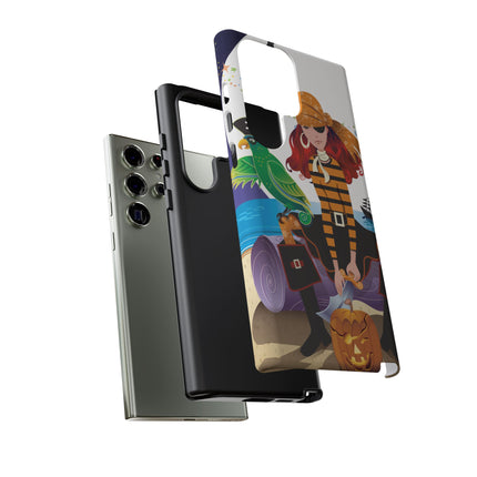 Moonlit Pirate Halloween Phone Cases