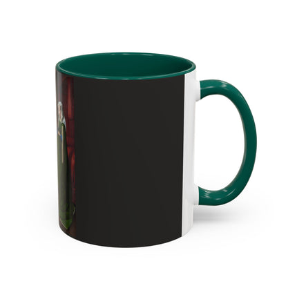 Arnolfini Portrait by Jan Van Eyck Colorful Mugs (11oz, 15oz)