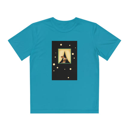 Playful Paws Youth Competitor Tee – Vintage Charm & Curious Adventure