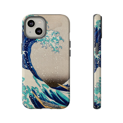 The Great Wave off Kanagawa by Katsushika Hokusai Phone Cases
