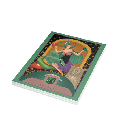 May & Emerald (from the Gem Series) by Sofia Chiostri Postcards (envelopes included) - Bundles of 10, 30, 50 Pieces