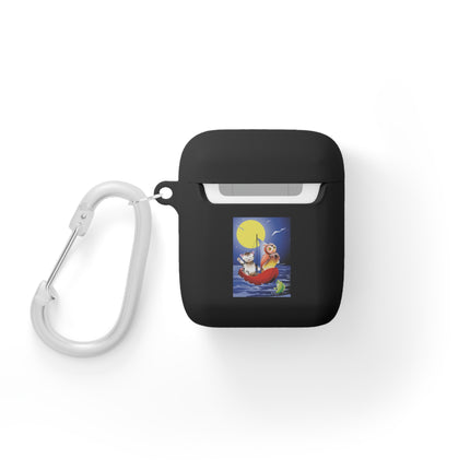 Moonlit Voyage – Owl and Pussycat Adventure AirPods Case