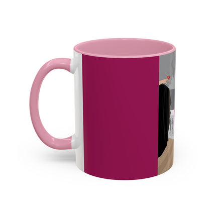 The Red Bird Colorful Mugs – Gentle Storybook Charm & Elegant Whimsy