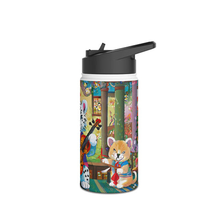 Melodies of the Snow Lion Cub Stainless Steel Water Bottle
