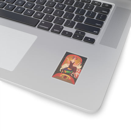 January & Garnet (from the Gem Series) by Sofia Chiostri Kiss-Cut Stickers (4 Sizes)