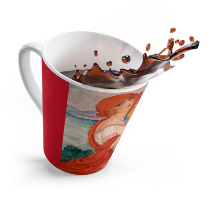 Sur la Route d'Anacapri by Gerda Wegener Latte Mug