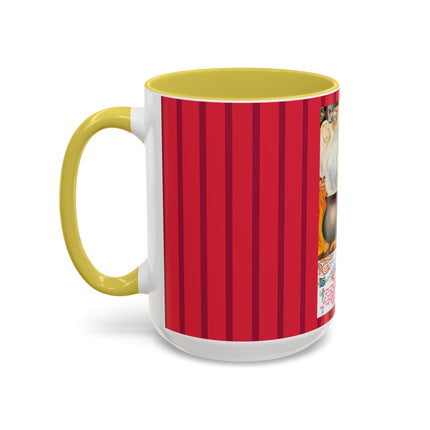 The Hallowe'en Cauldron In the Firelight's Gleam Colorful Mugs (11oz, 15oz)