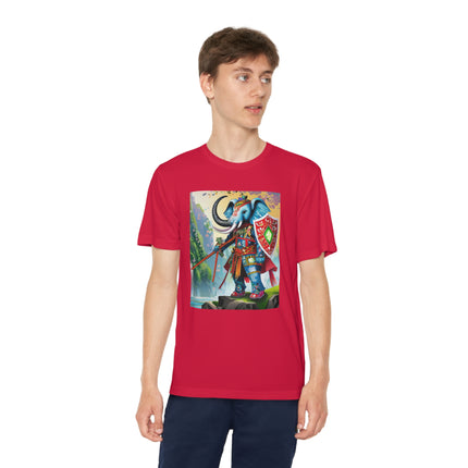 Cyberpunk Elephant Youth Competitor Tee