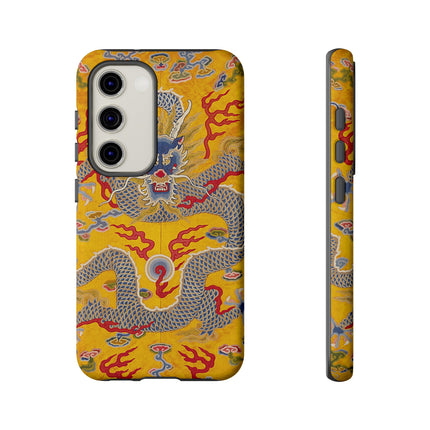 Majestic Dragon Regalia – Imperial 12-Symbol Robe Phone Cases