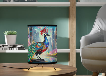 Techno Plumes Tripod Lamp