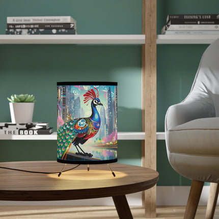Techno Plumes Tripod Lamp