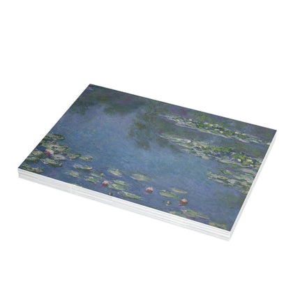 Water Lilies by Claude Monet Postcards (envelopes included) - Bundles of 10, 30, 50 Pieces