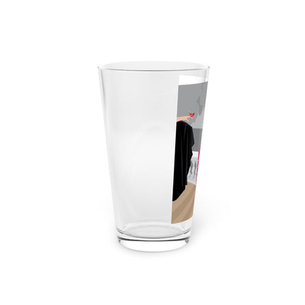 The Red Bird Pint Glass – Gentle Storybook Charm & Elegant Whimsy