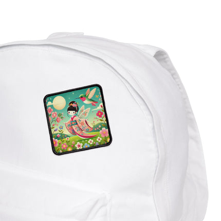 Geisha Fairy and the Hummingbird Blossom Iron-On Patches