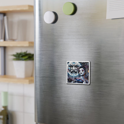 Geisha’s Black Ink Tears Die-Cut Magnets (5 Sizes)