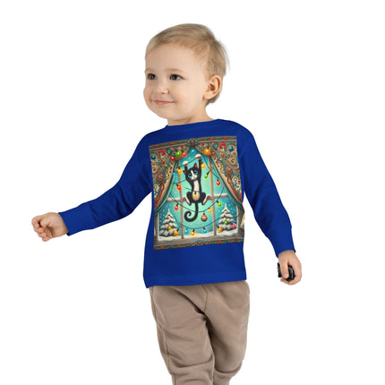 Mischief in Tinselland Toddler Long Sleeve Tee
