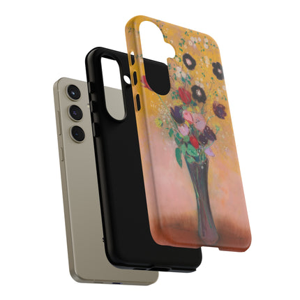 Vase of Flowers by Odilon Redon Phone Cases