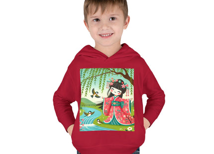 Sparrow Dance Geisha Fairy Toddler Pullover Fleece Hoodie