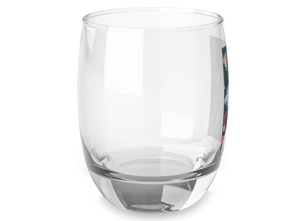 Modern Gallants with Morning Glories by Tsukioka Yoshitoshi Whiskey Glass