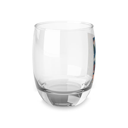 Modern Gallants with Morning Glories by Tsukioka Yoshitoshi Whiskey Glass