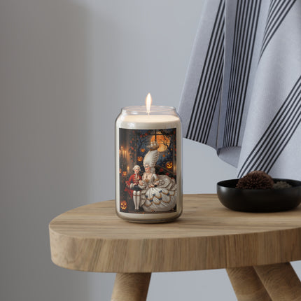 🌙🎃 The Moonlit Pumpkin Parlor Scented Soy Candle – Elegant Halloween Charm