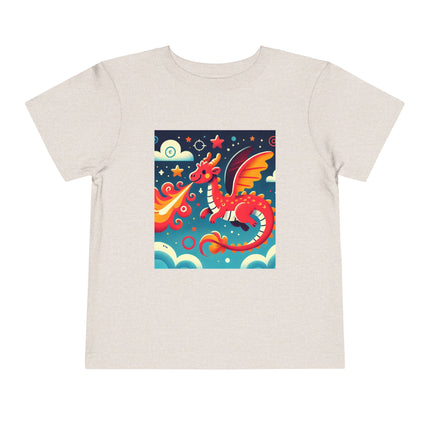 Starry Sky Dragon Toddler Short Sleeve Tee