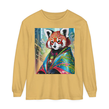 Cybernetic Red Panda Long Sleeve T-Shirt