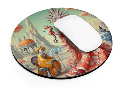 The Seahorse Court Mouse Pad