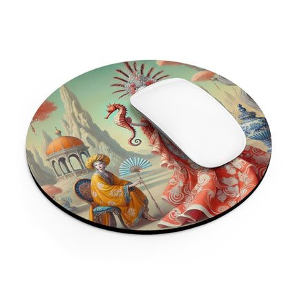 The Seahorse Court Mouse Pad