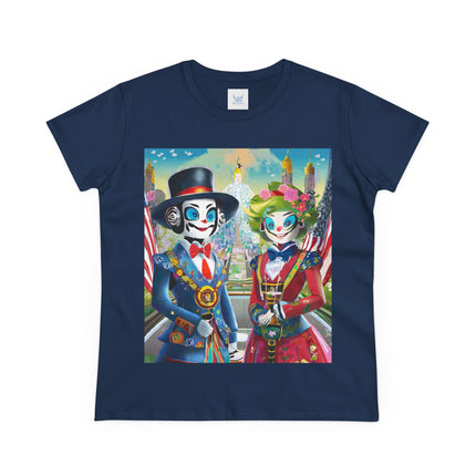 Cyber Punk Robots Cotton Tee