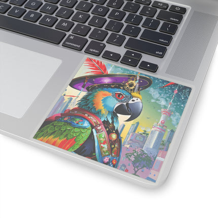 Tech Plumes Kiss-Cut Stickers (4 Sizes)