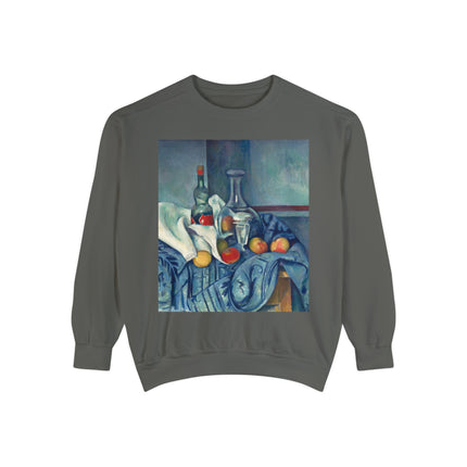 The Peppermint Bottle by Paul Cézanne Unisex Garment-Dyed Sweatshirt