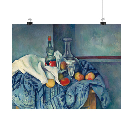 The Peppermint Bottle by Paul Cézanne Matte Horizontal Posters