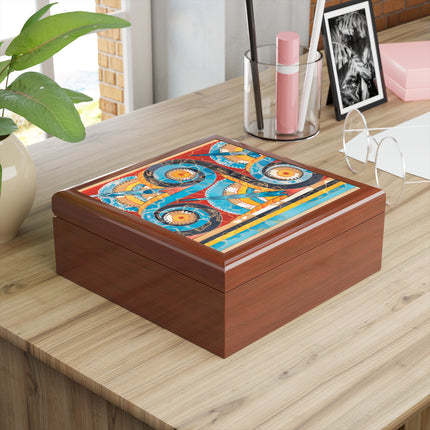 Reproduction of S-Spiral Frieze by Emile Gilliéron Jewelry Box