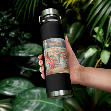 Off with her head! Off with— by Sir John Tenniel Copper Vacuum Insulated Bottle, 22oz