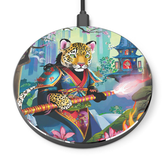 Cyberpunk Leopard Wireless Charger