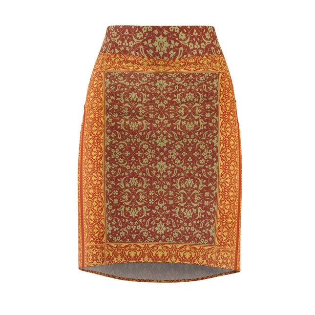 Arabesques by Émile Prisse d'Avennes Women's Pencil Skirt (AOP)