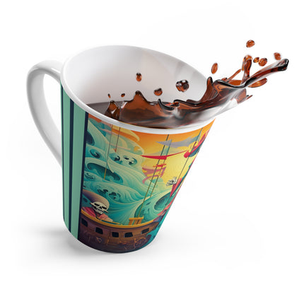 Skeleton Crew of the Misty Seas Latte Mug