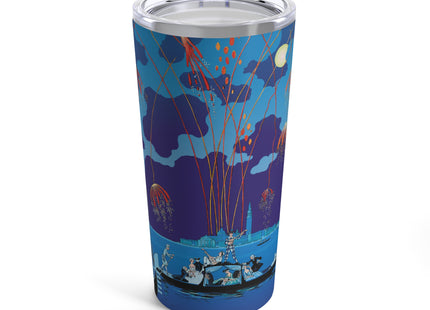 Fireworks in Venice by George Barbier Tumbler 20oz