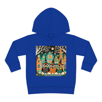 Night of the Trick-or-Treating Owlets Toddler Pullover Fleece Hoodie