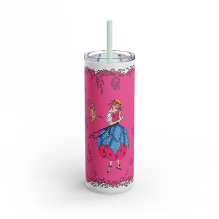 Cupid’s Charm Skinny Matte Tumbler, 20oz