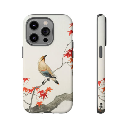 Japanese Bird on Maple by Ohara Koson Phone Cases