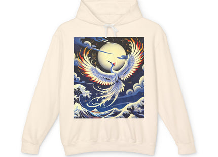 Majestic White Crane Hoodie