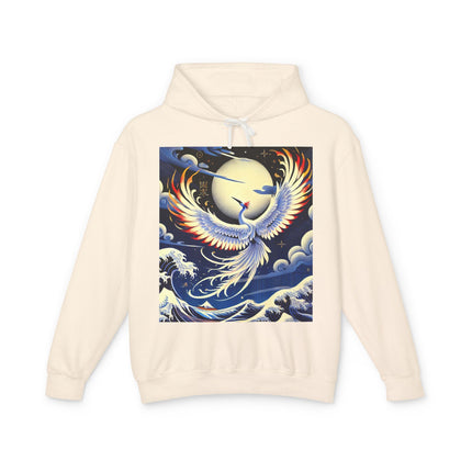 Majestic White Crane Hoodie