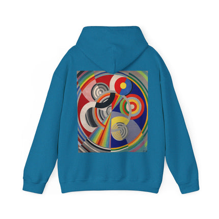 Rythme No. 1 by Robert Delaunay Heavy Blend™ Hooded Sweatshirt